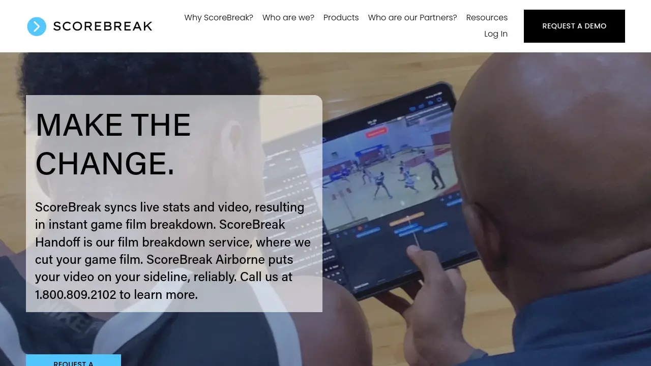 ScoreBreak - Instant Game Film Breakdown and Live Stats Sync