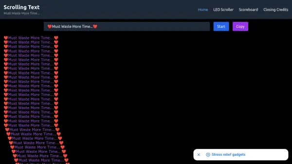 Scrolling Text Generator