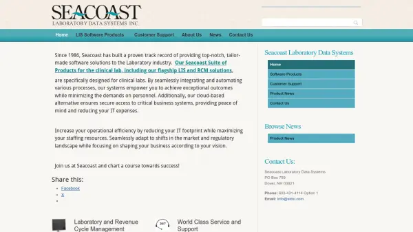 Seacoast Laboratory Data Systems