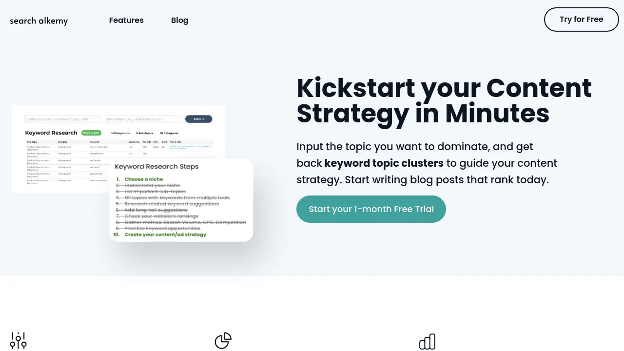 Search Alkemy screenshot