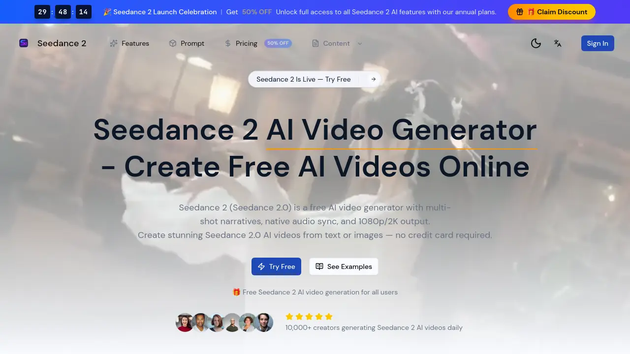 Seedance 2 screenshot