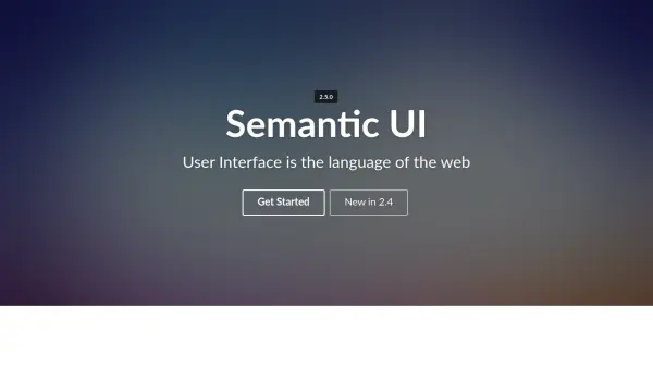 Semantic UI