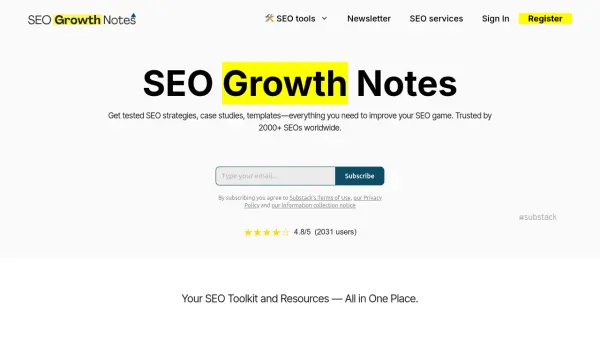 SEO Growth Notes