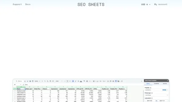 SEO Sheets