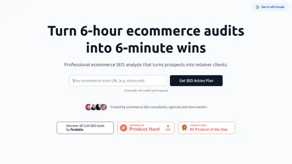 SEO Shop Audit