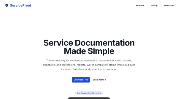 ServiceProof