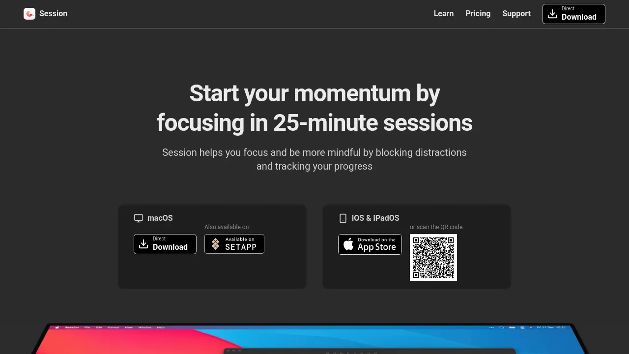 Session - Boost focus and mindfulness with distraction blocking and ...