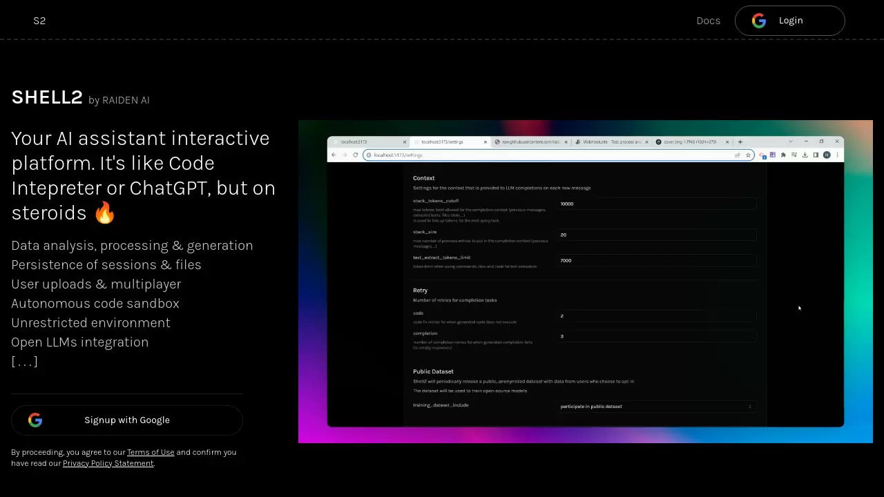 Shell2 - Your AI assistant interactive platform - like Code Interpreter ...