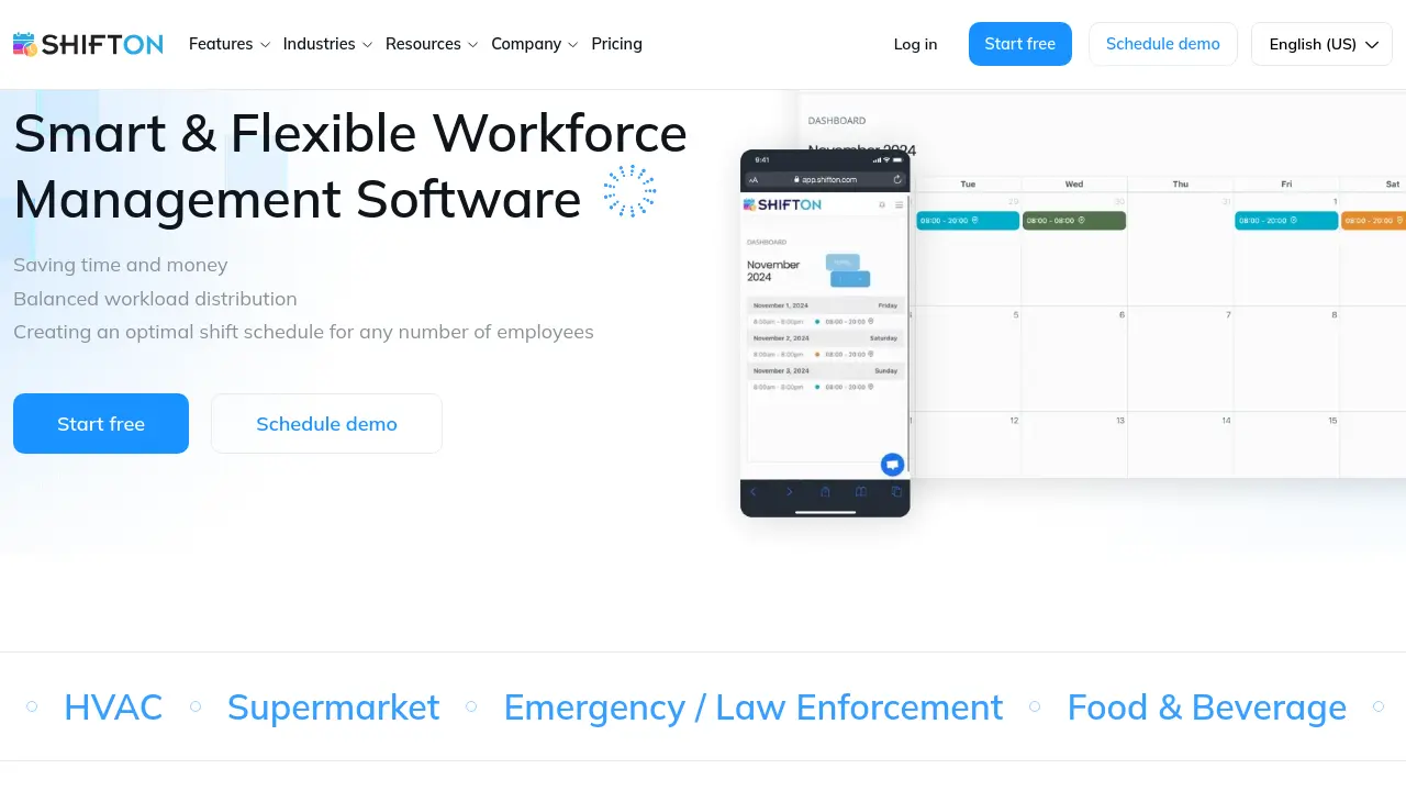 Shifton - Smart, Automated Workforce Management and Scheduling Platform