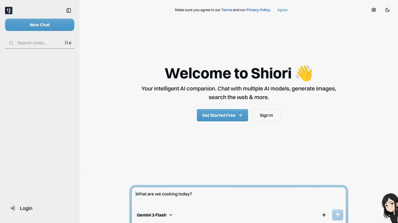 Shiori - All AI models and creative tools in one workspace
