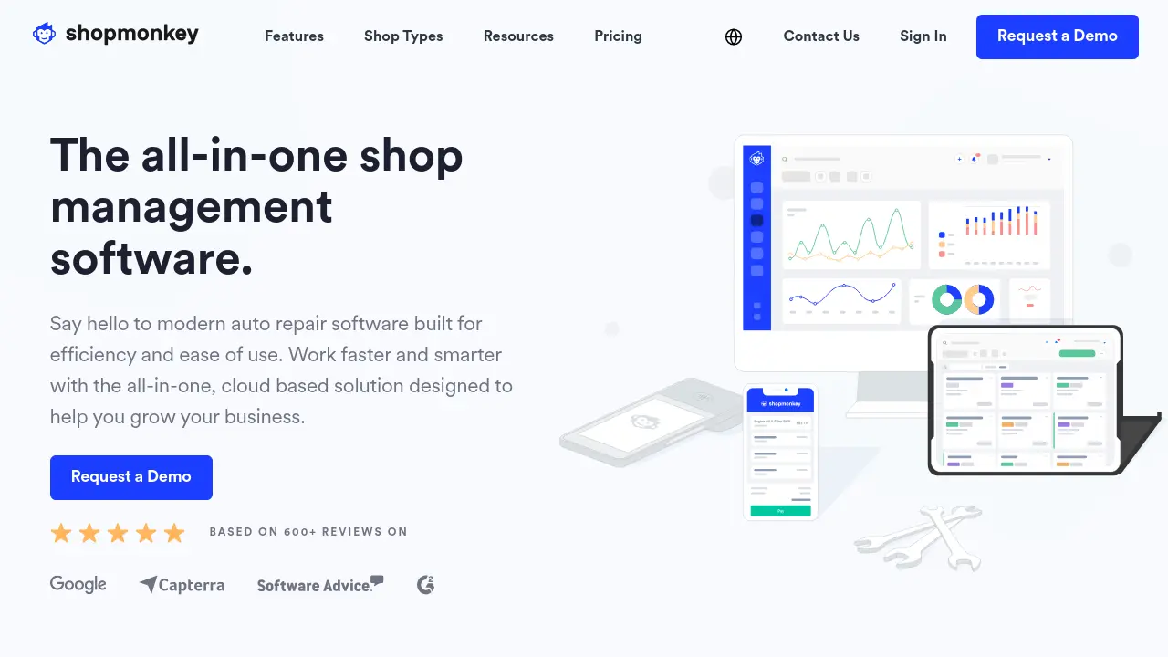 Shopmonkey - Modern Auto Shop Management Software for Efficiency and Growth