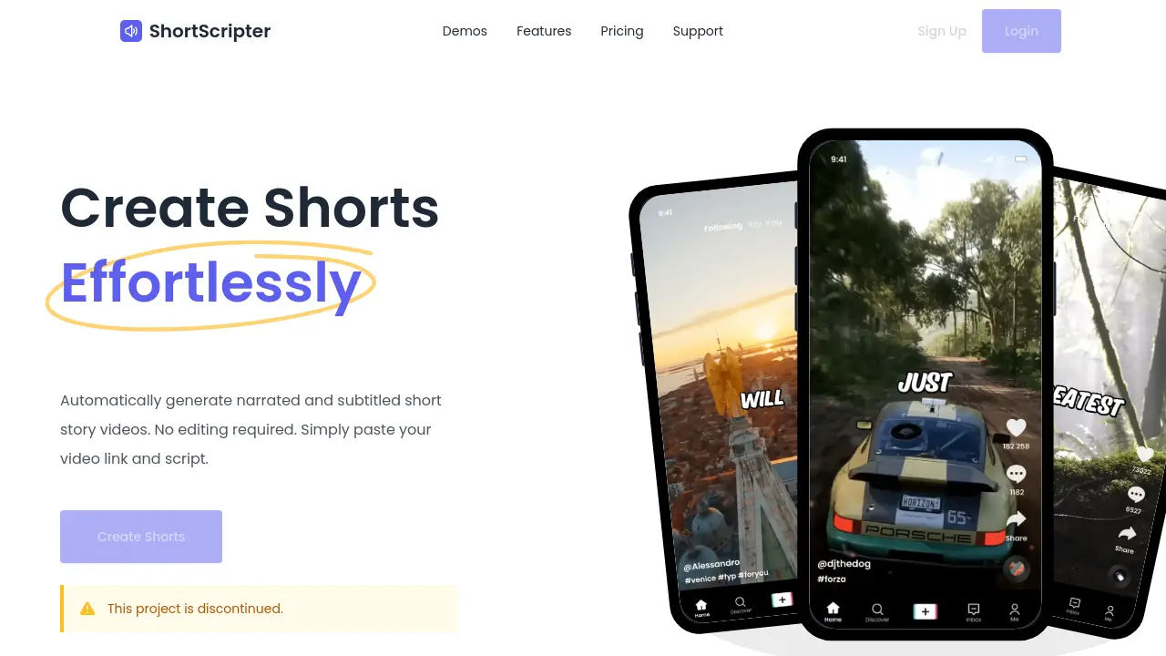 ShortScripter - Create Shorts Effortlessly