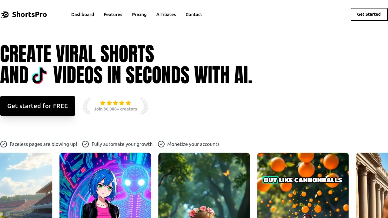 ShortsPro screenshot
