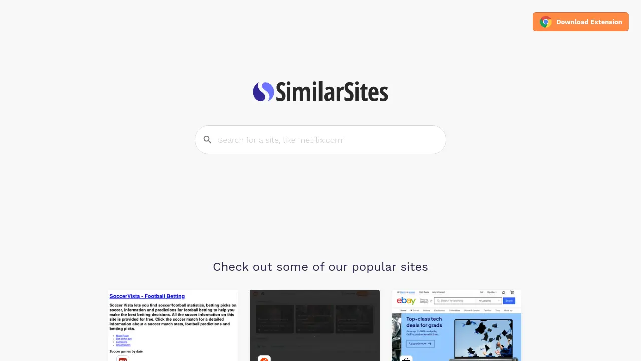 Similiar Topic SimilarSites - Instantly find similar sites and topics to the ones you love