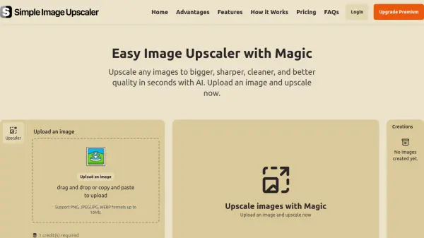 Simple Image Upscaler