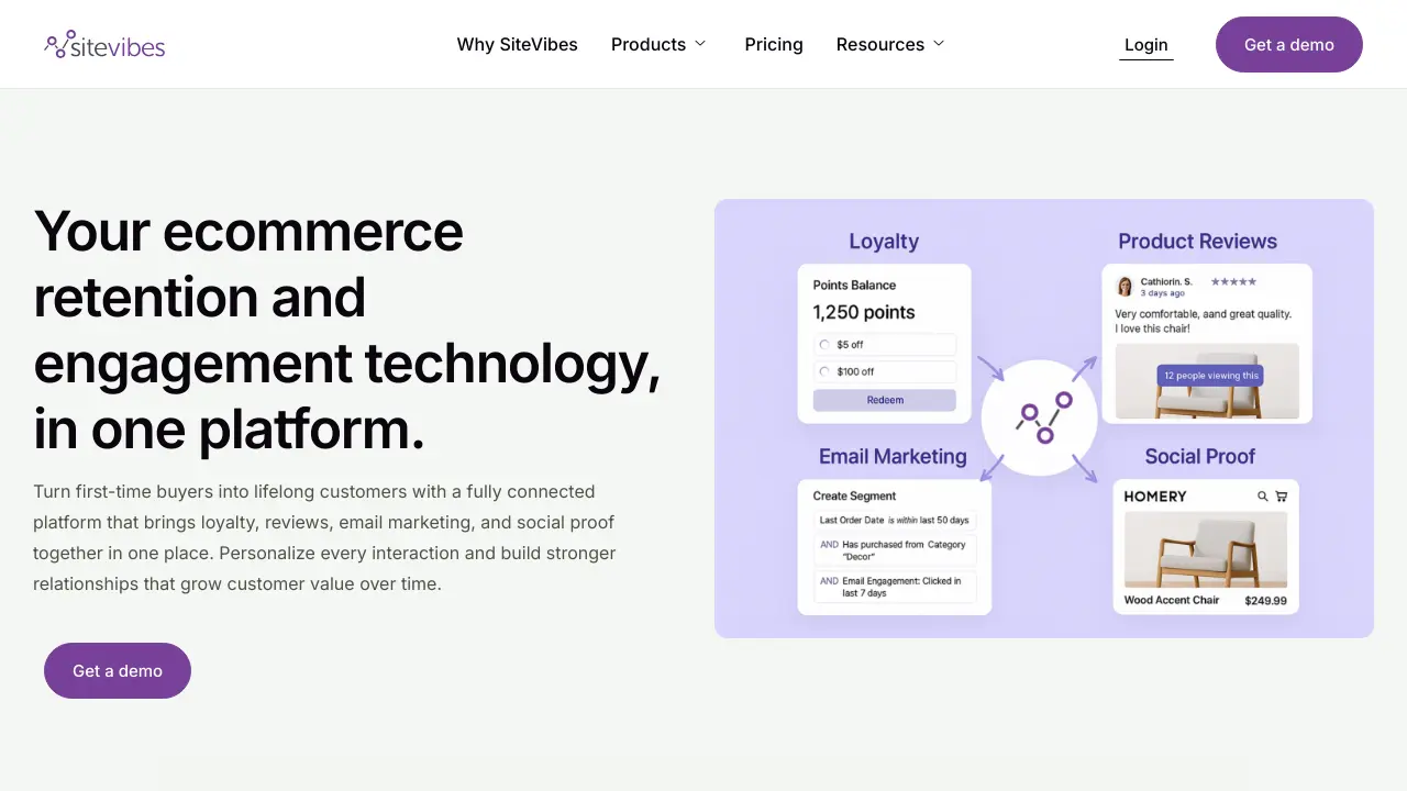 SiteVibes screenshot