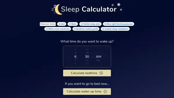 Sleep Calculator