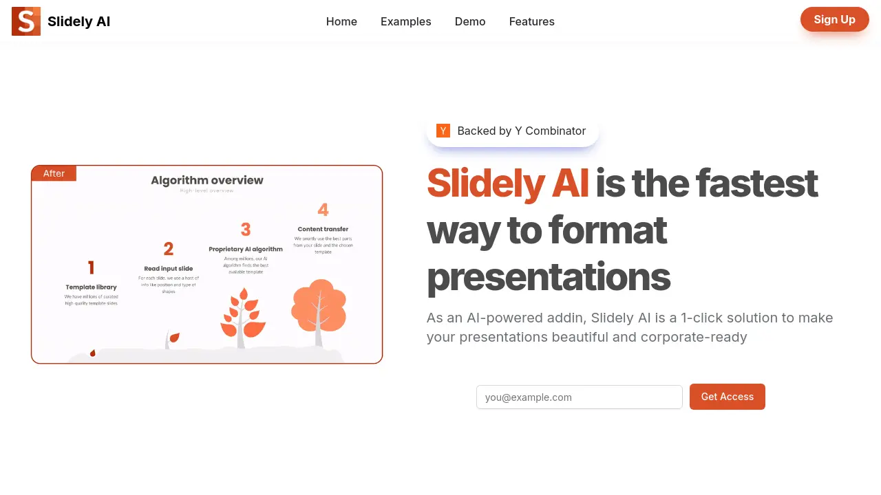 Slidely AI screenshot
