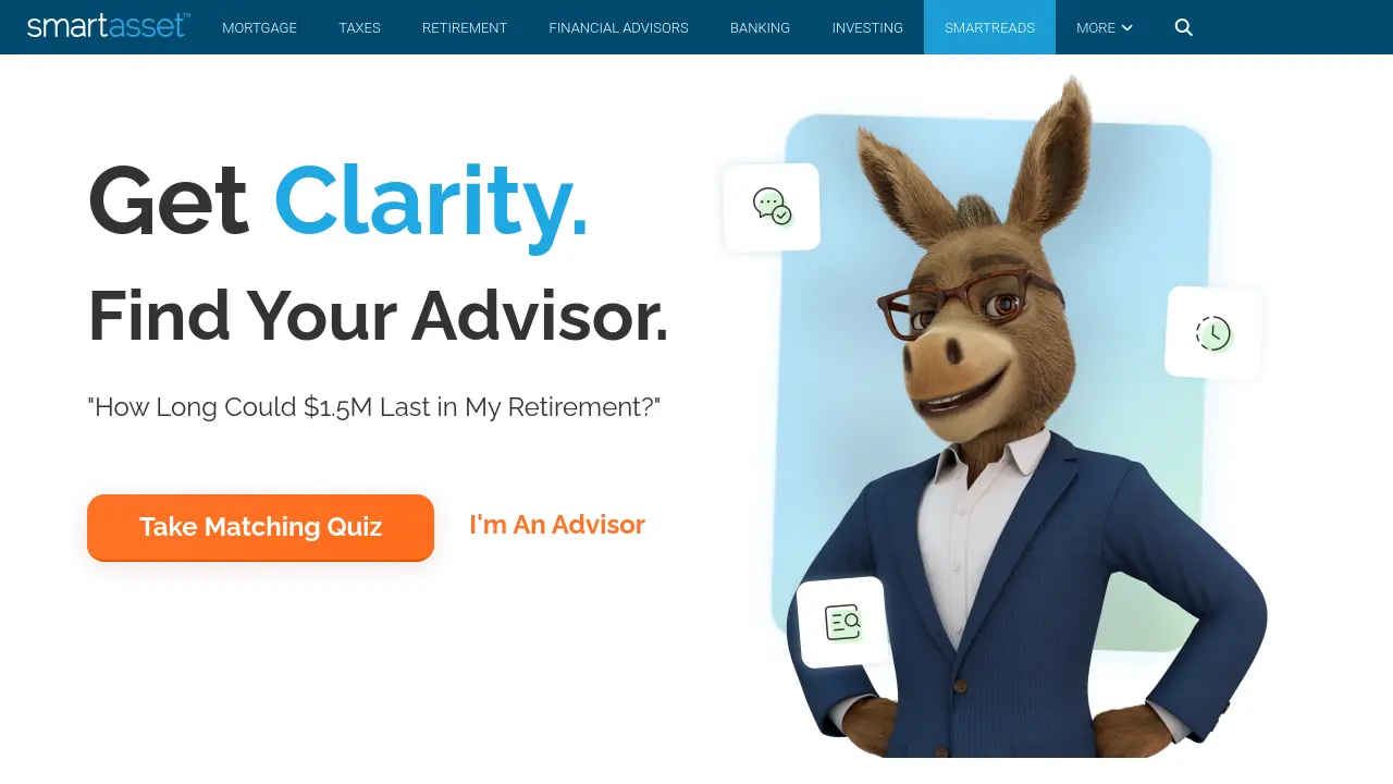 Smart Advisor SmartAsset - AI-powered financial planning and advisor matching platform