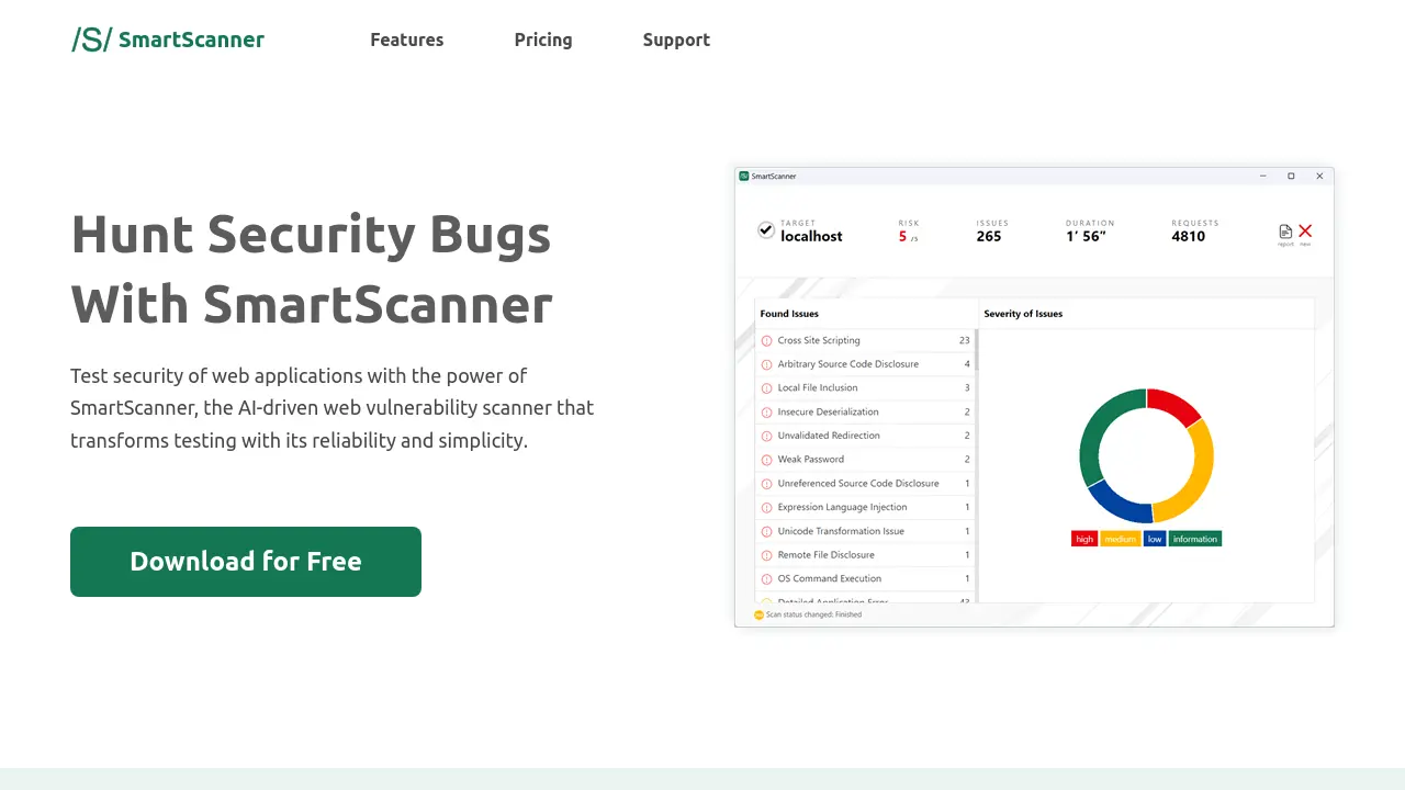 Smartscan Warning SmartScanner - AI-Driven Web Vulnerability Scanner for Reliable ...