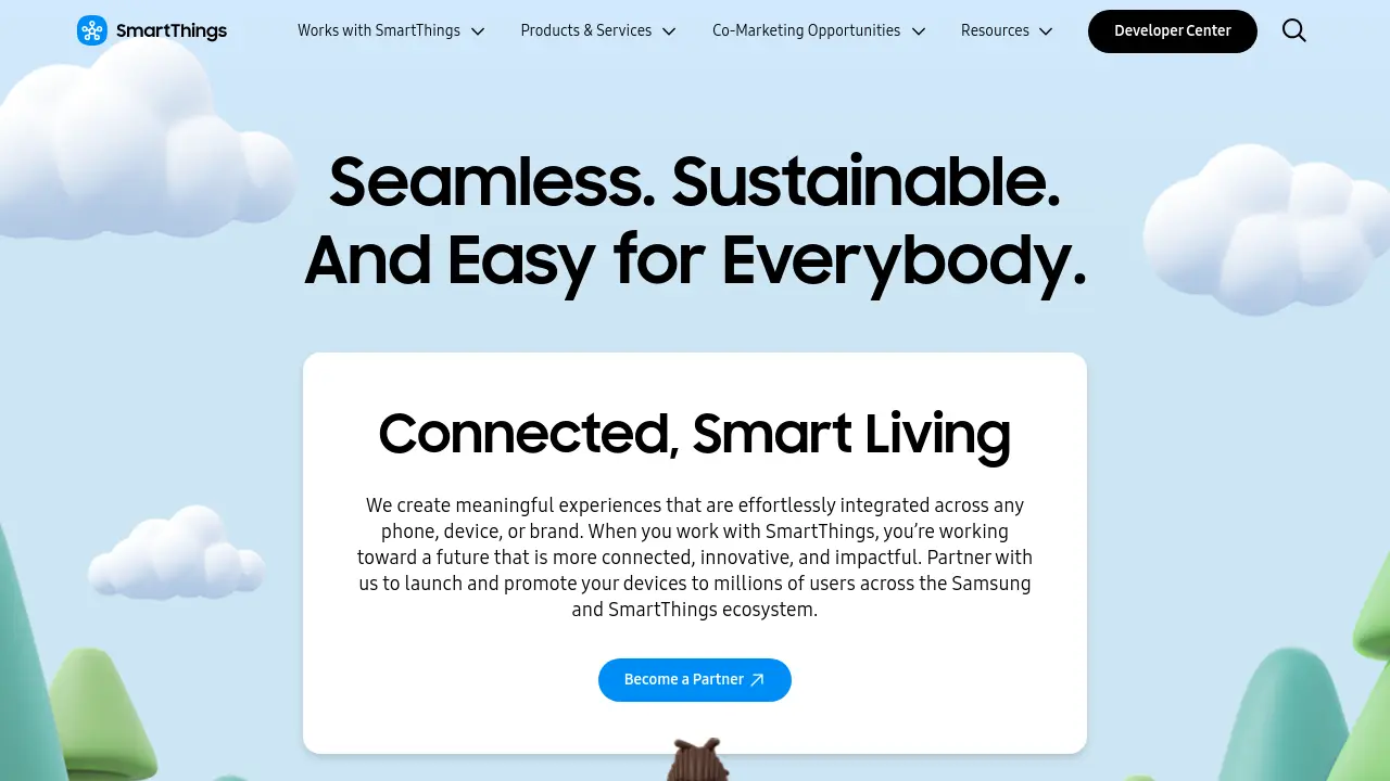 SmartThings Partner Portal - Seamless integration and management for ...