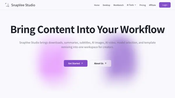 SnapVee Studio