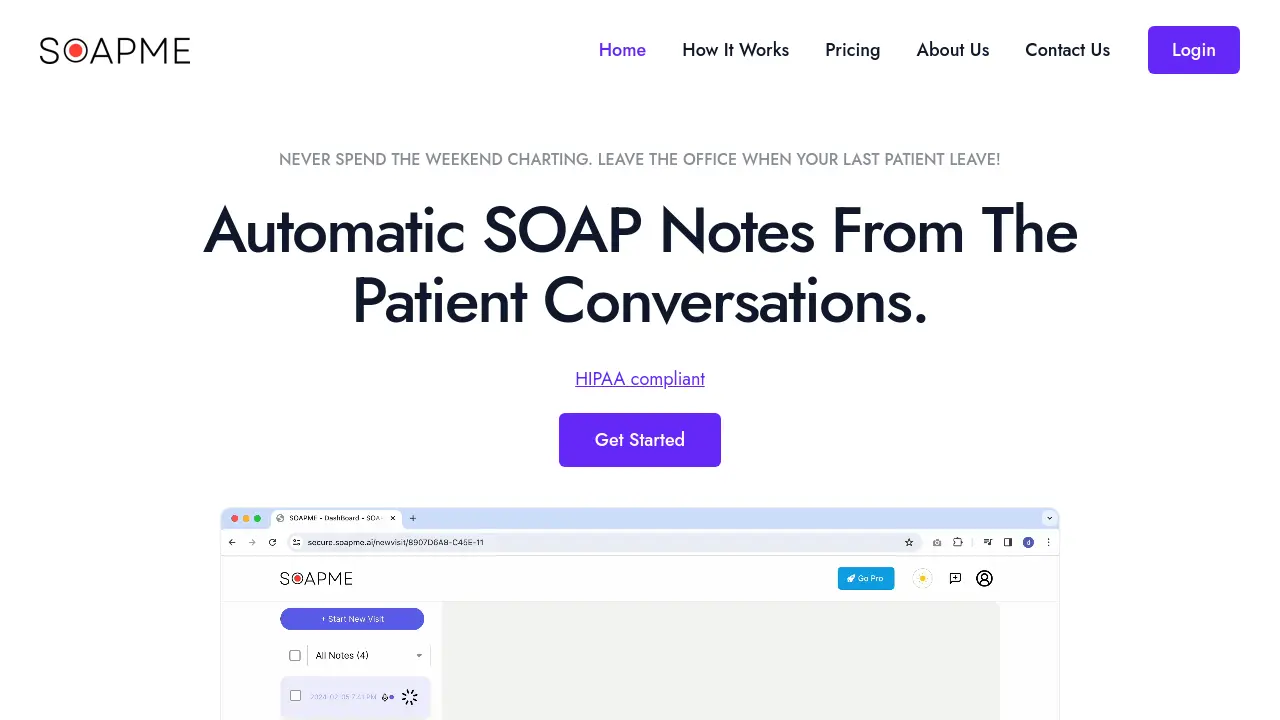Soapme Checklist SOAPME - Automatic SOAP Notes From Patient Conversations.