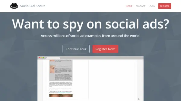 Social Ad Scout