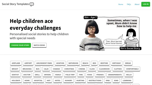 Social Story Templates