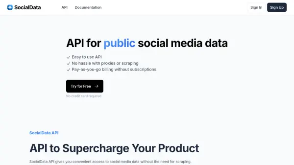 SocialData API