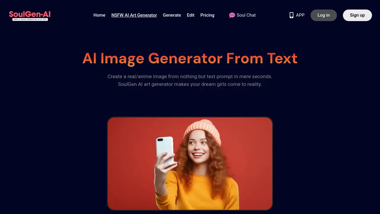 SoulGen AI screenshot