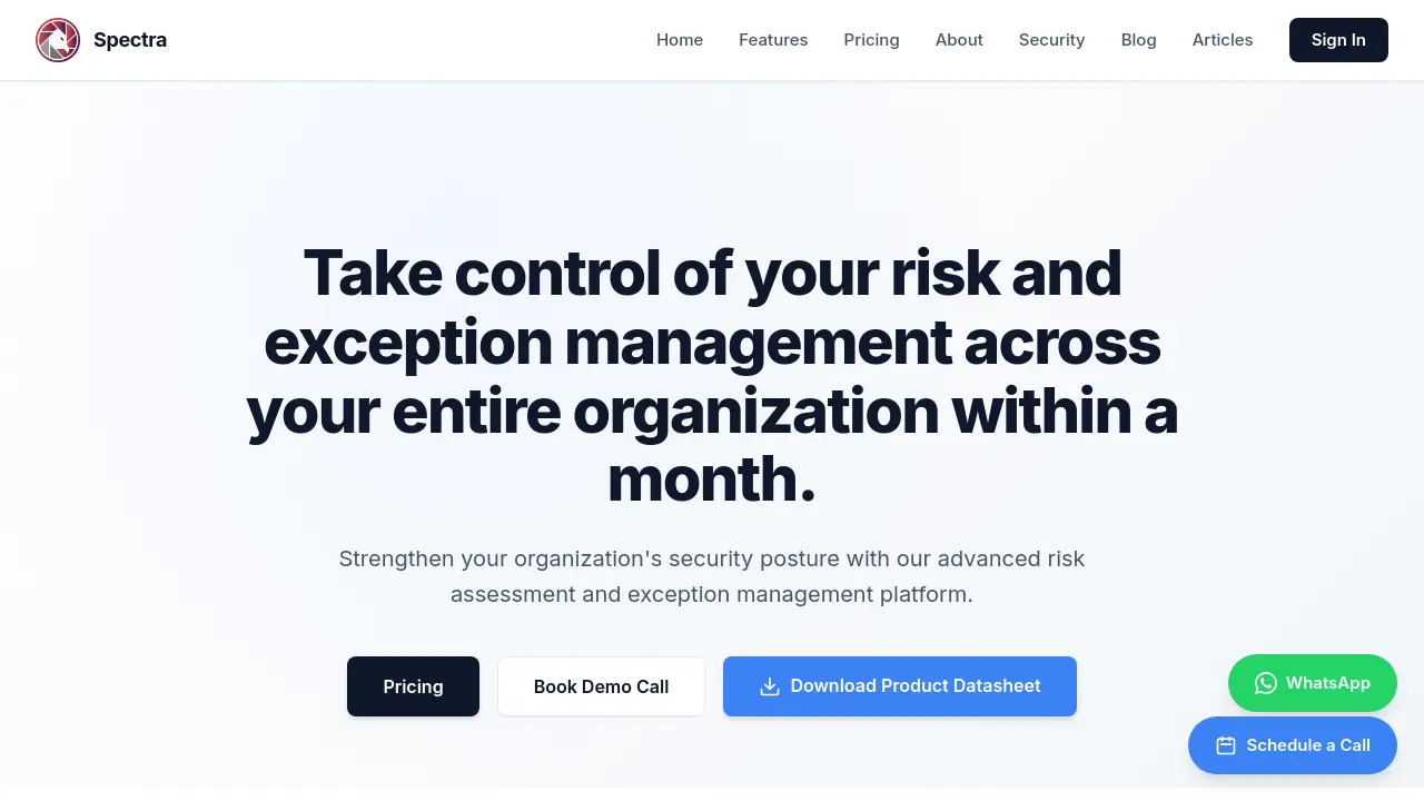 Spectra - Strengthen your organization's security posture with advanced ...