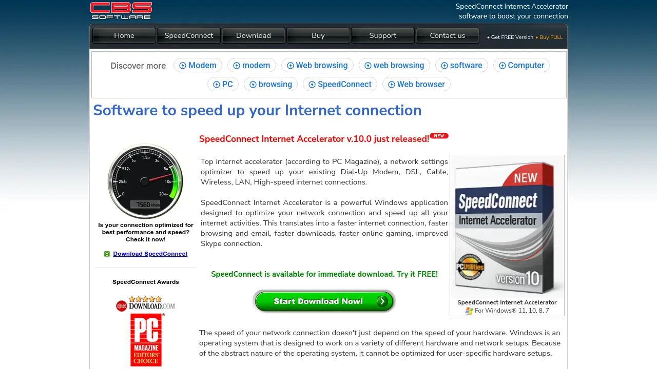 SpeedConnect Internet Accelerator - Software to boost your connection