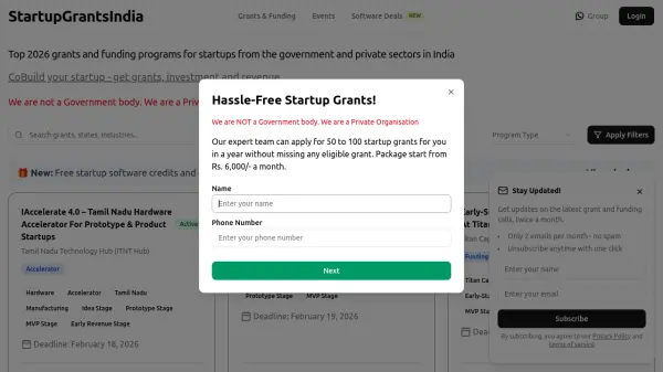 StartupGrantsIndia