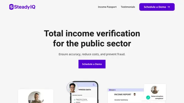 SteadyIQ Income Passport