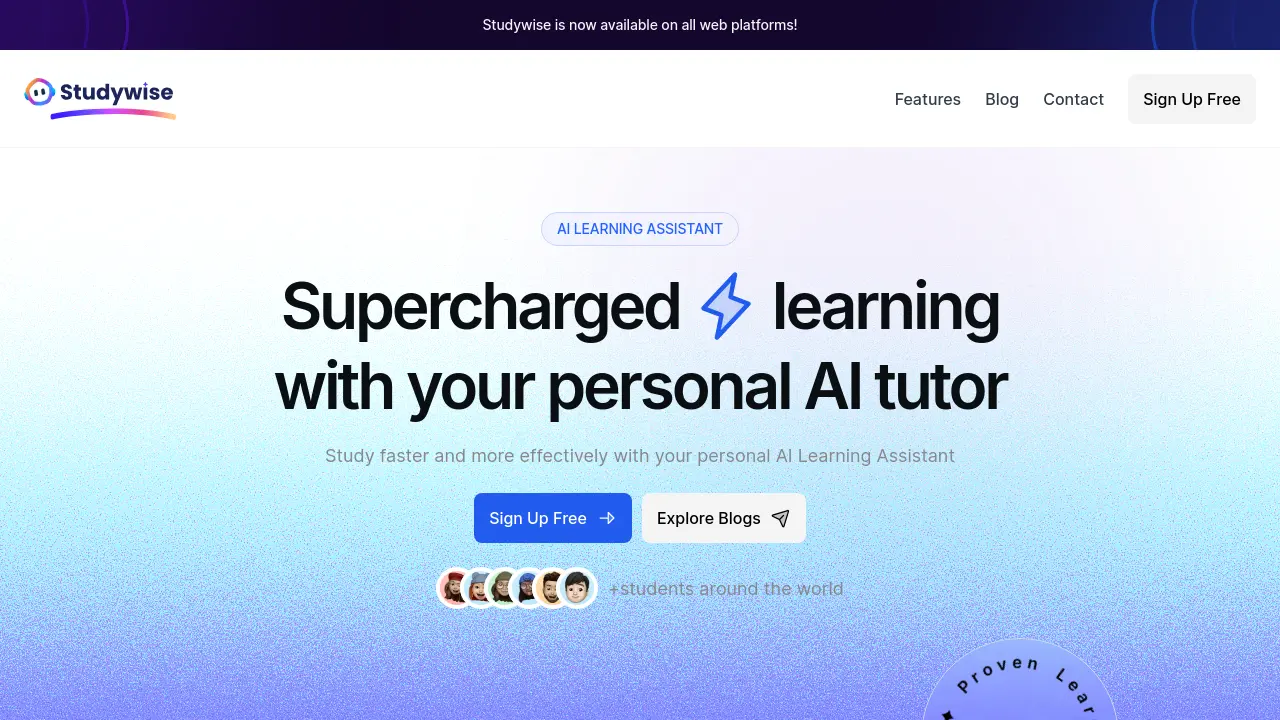 Studywise screenshot