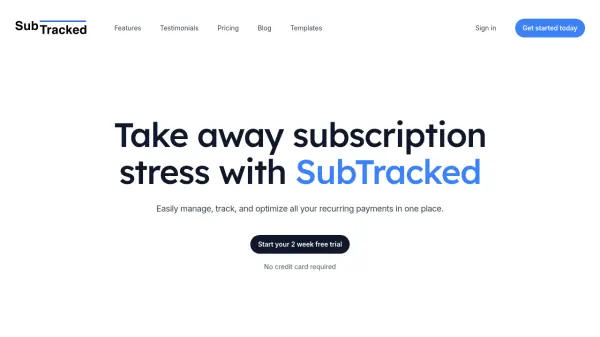 SubTracked