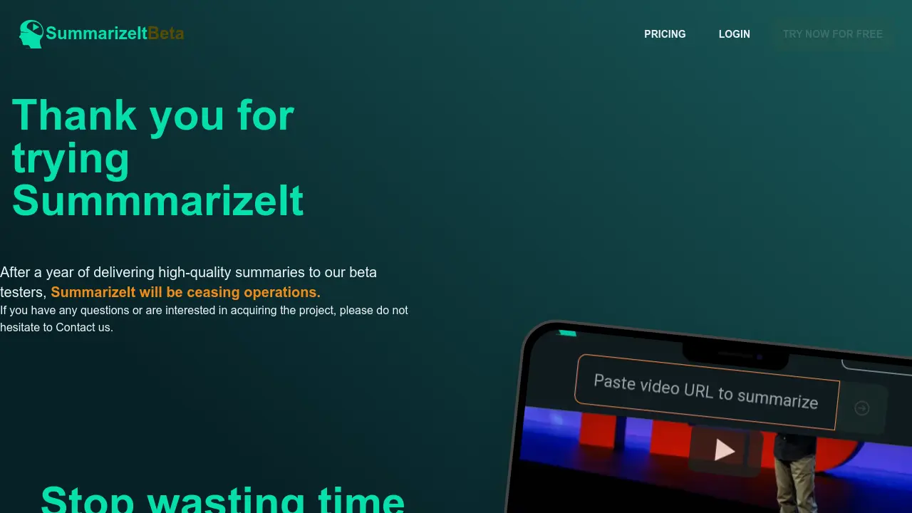 SummarizeIt screenshot