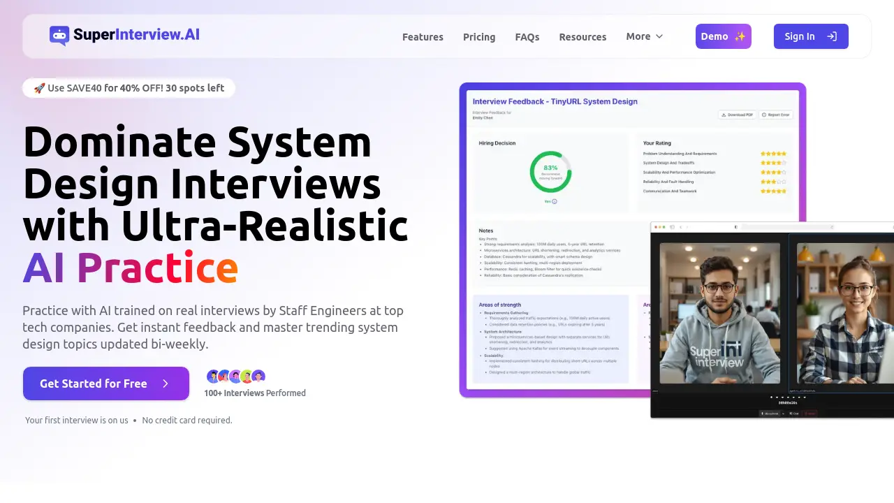 SuperInterview AI - Dominate System Design Interviews with Ultra ...
