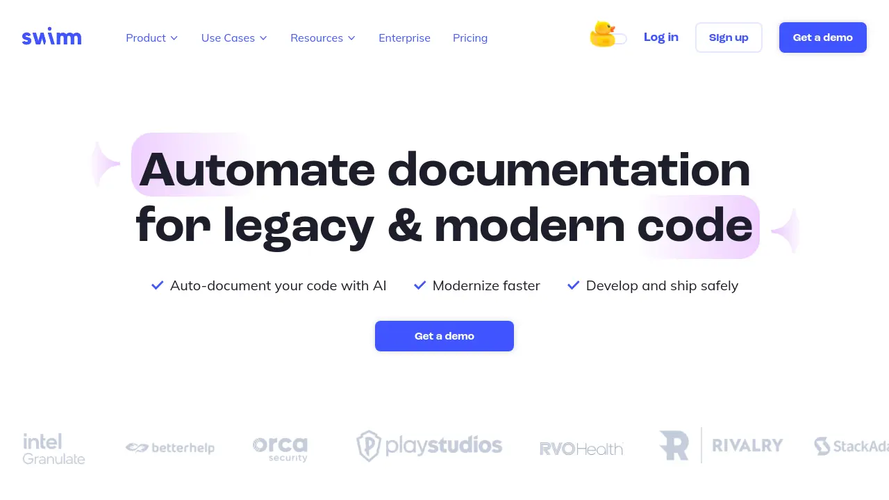Swimm - Auto-document your code with AI