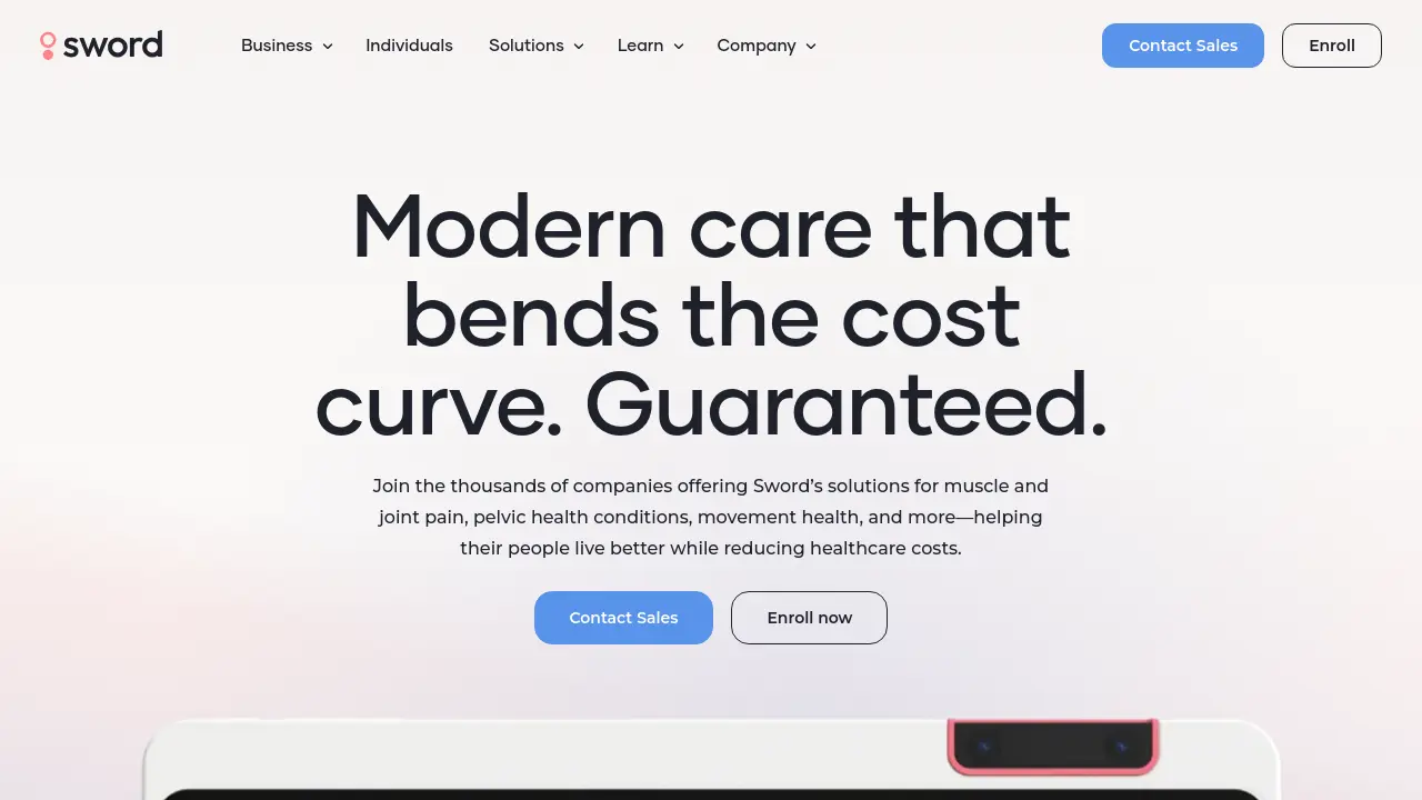 Sword Health - AI-Powered Physical and Pelvic Healthcare Solutions for ...