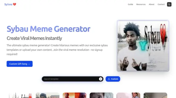 Sybau Meme Generator