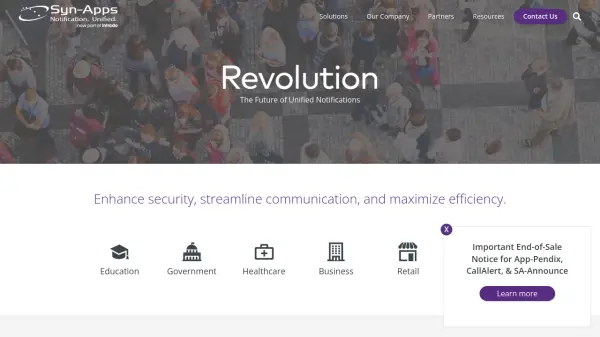 Syn-Apps Revolution Notification Platform