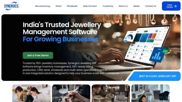 Synergics Jewellery ERP Software