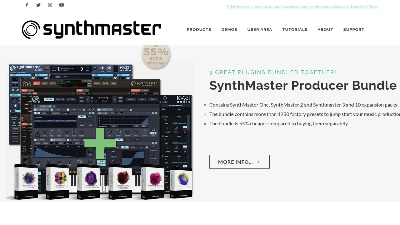 Synthmaster SynthMaster - Award-winning semi-modular software synthesizer for ...
