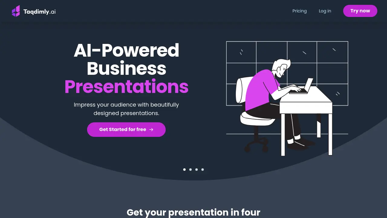 Taqdimly.ai screenshot