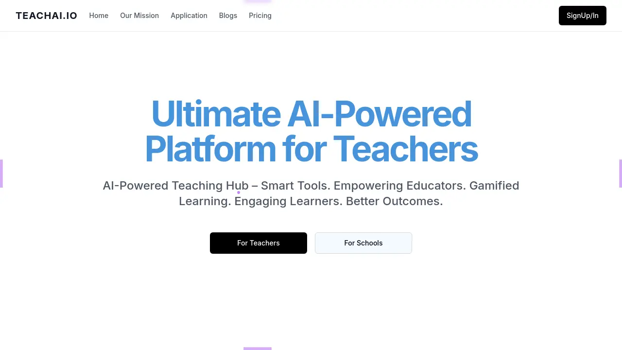 TeachAI screenshot