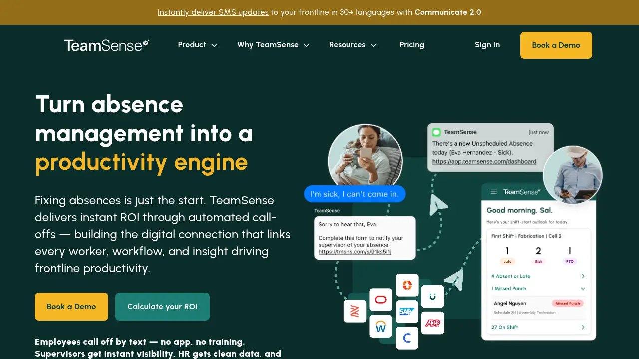 TeamSense - AI-Powered System of Action for Frontline Teams