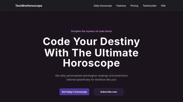 TechBroHoroscope