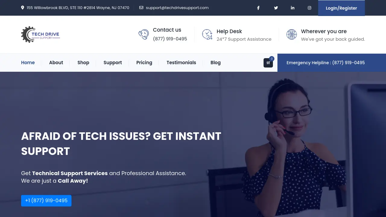 Tech Drive Solution TechDrive Support - Leading Tech Support and Solution Provider